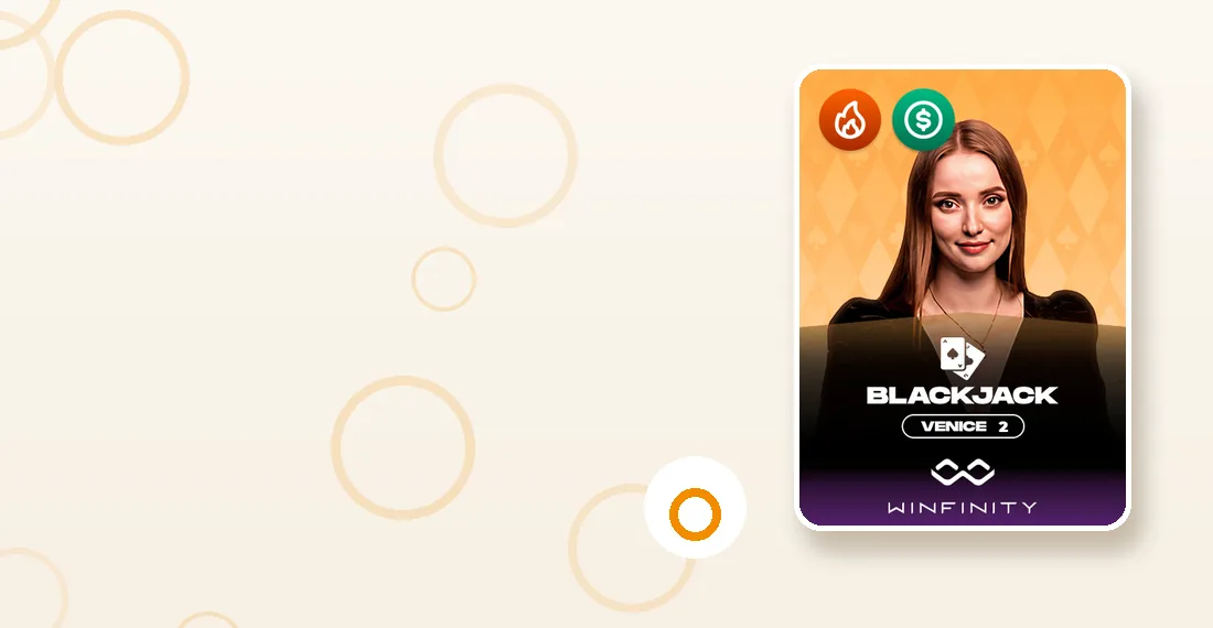 Table de blackjack en direct