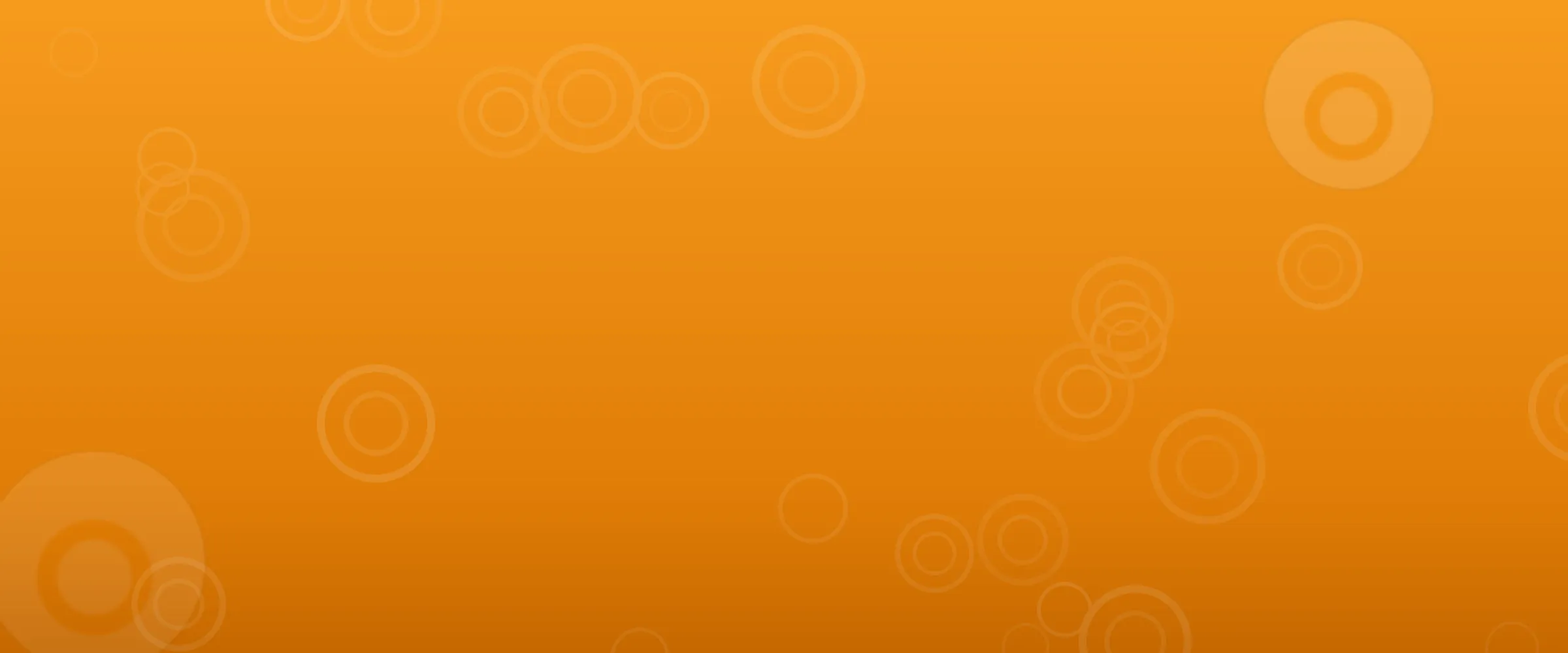 Fond orange avec anneaux concentriques blancs